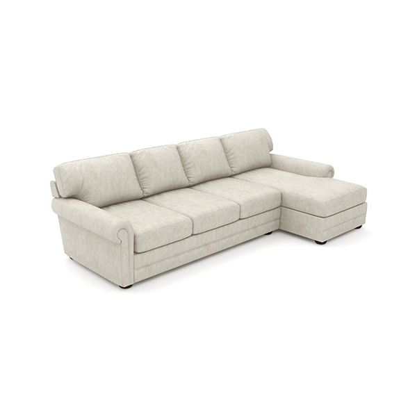 Lancaster Sectional (Right Arm Sofa + Left Arm Chaise)